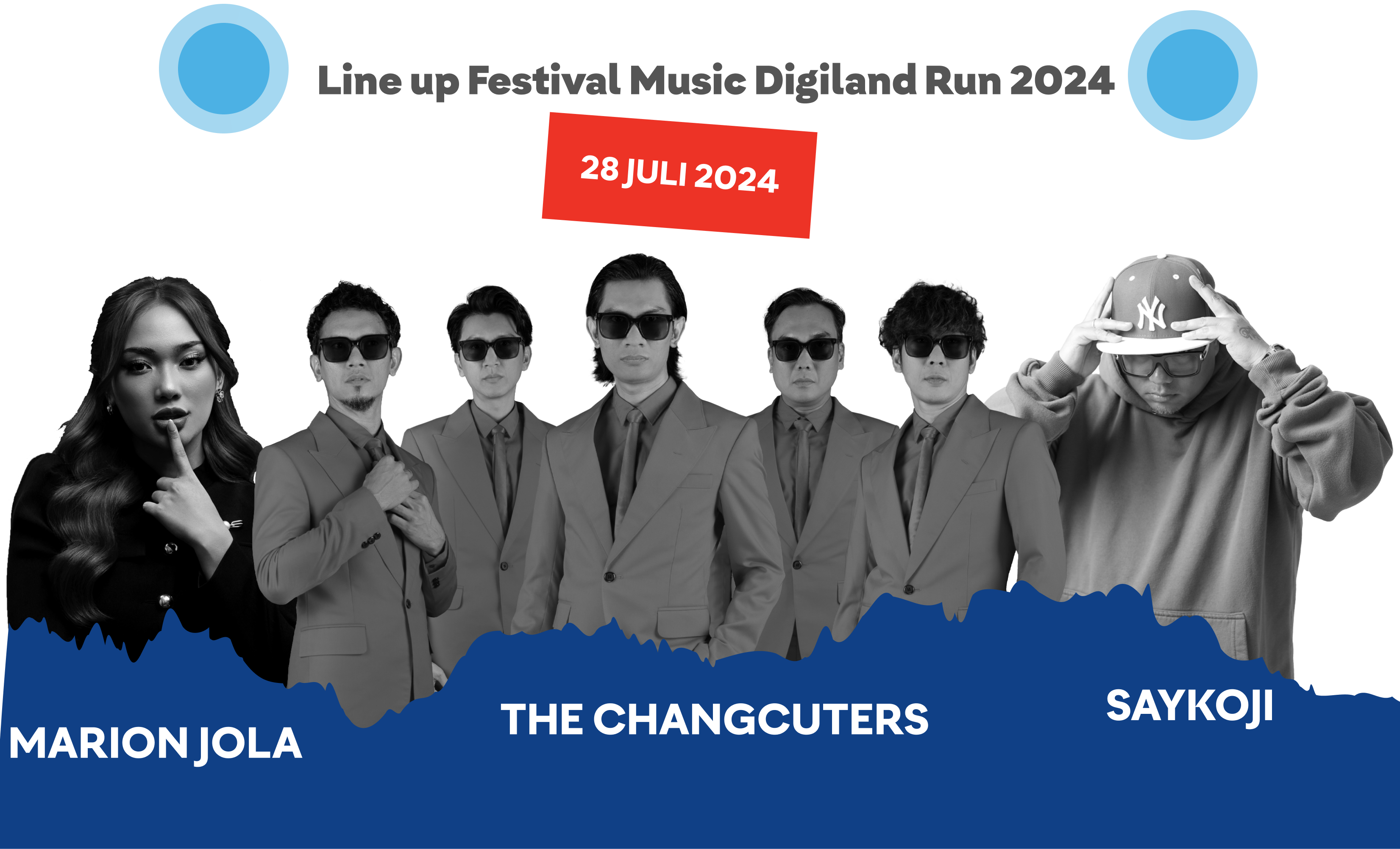 Line up Festival Music Digiland Run 2024